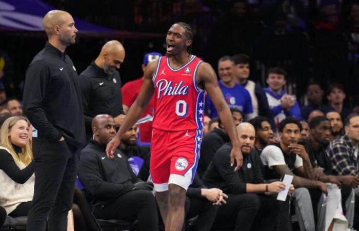 Tyrese Maxey-Jared McCain backcourt electric as Sixers finally get a win vs. Nets