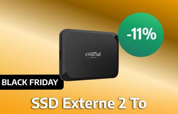 External SSD: 2 TB at an excellent price thanks to this offer on the Crucial X9