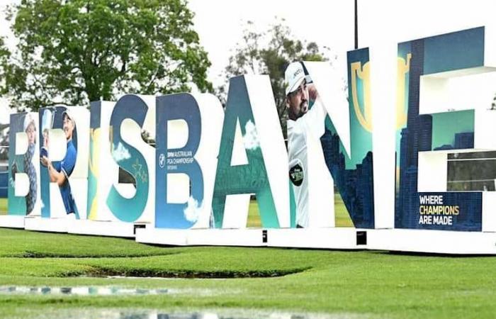 Flooded course, tournament reduced to 54 holes in Brisbane…