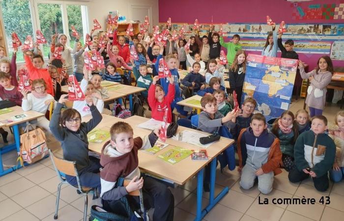 Lantriac: schoolchildren travel with the Vendée-Globe and reflect on the climate