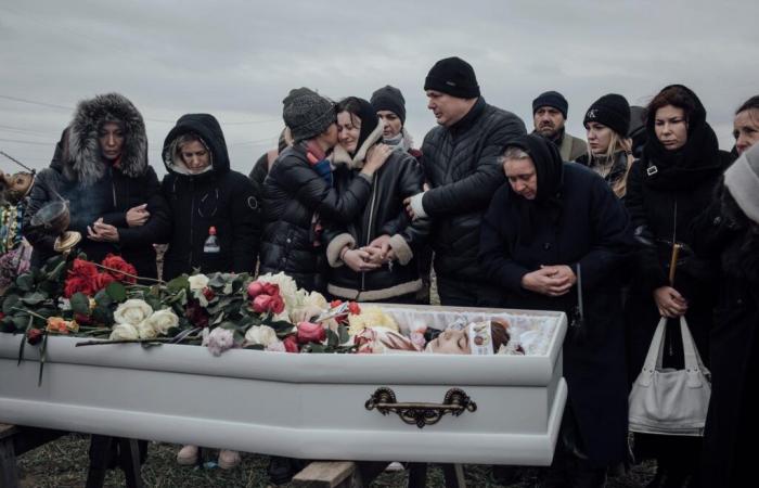 “Anastasia, 14, was killed in a bombing in Sumy. Three days later, a Russian missile caused panic by flying over his funeral.