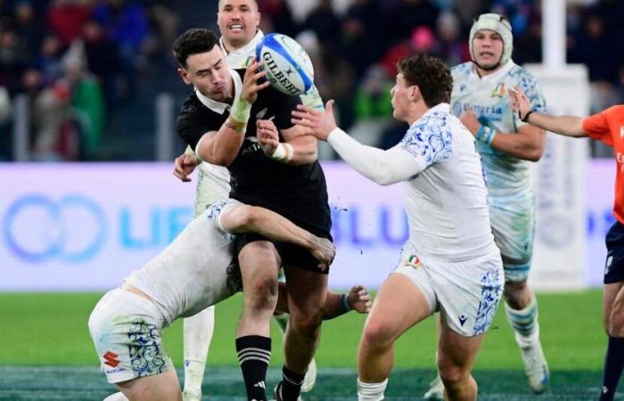 sluggish, the All Blacks win in Italy