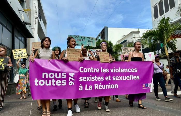 Nearly 200 demonstrators march against sexist and sexual violence