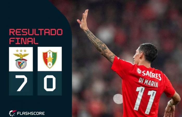 Di María's bicycle and Arthur Cabral's acrobatics: Benfica decimates Estrela and continues in the World Cup