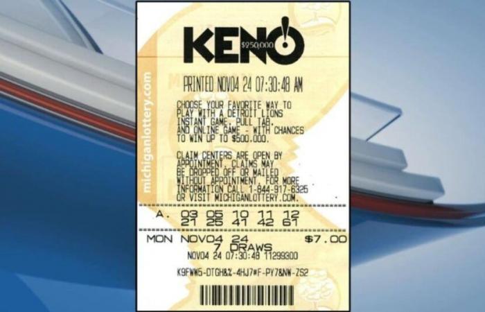 82-year-old from Bay City wins $250,000 Keno prize | Lottery