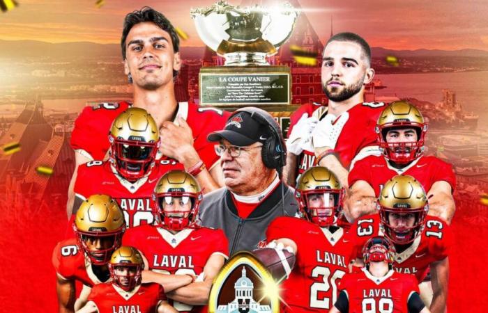 12th Vanier Cup for the Rouge et Or football club