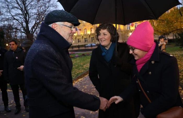 The mayor of Périgueux presents the 80th anniversary of the Liberation of Strasbourg