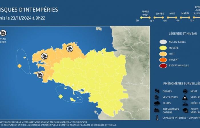 A lasting gale until Sunday evening in Finistère and Trégor – Weather news