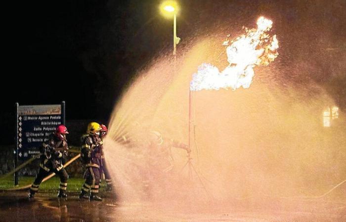 Fictitious gas leak in Plougrescant: Côtes-d'Armor firefighters on exercise