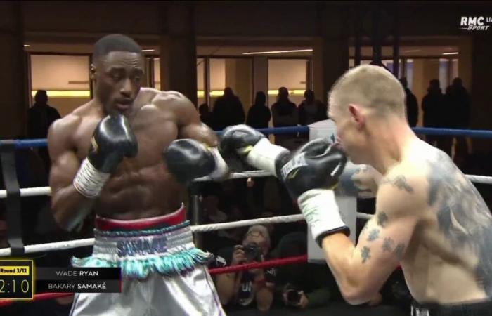 the victory in boss Bakary Samaké against the Australian Wade Ryan in Châtelet