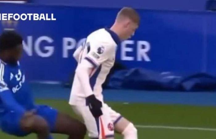 (Video): “He should be sent off” – Vicious Ndidi challenge dodges a red as VAR fails again