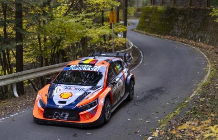 Thierry Neuville is two points from the title at Rally Japan, still led by Ott Tänak