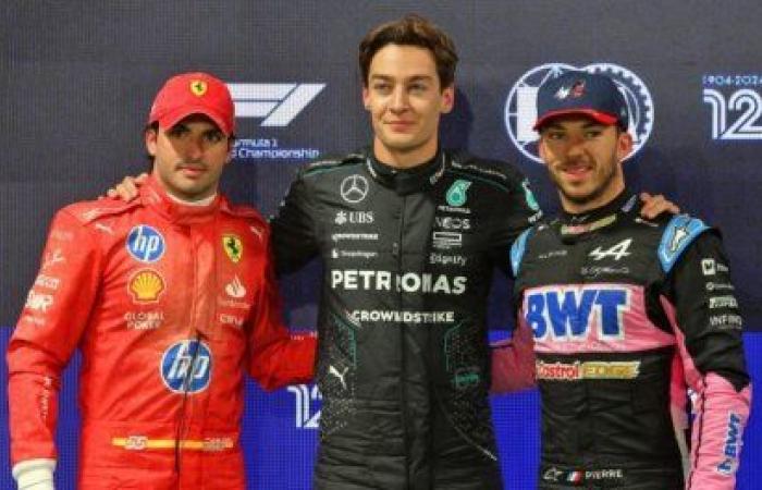 Las Vegas GP: Russell snatches pole ahead of Sainz and Gasly!