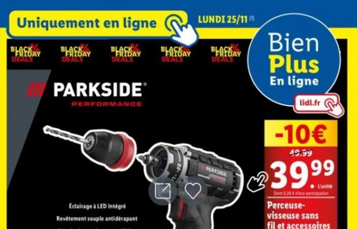 Lidl unveils its Parkside offer for Black Friday with unbeatable prices