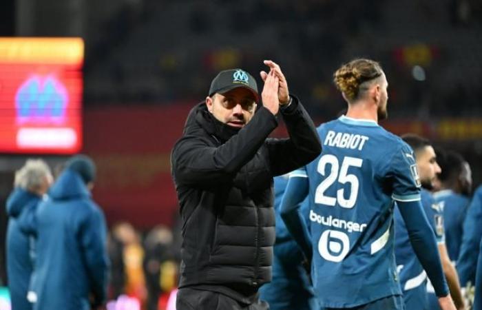 Roberto De Zerbi (OM) satisfied with the performance of his players in Lens (Ligue 1)