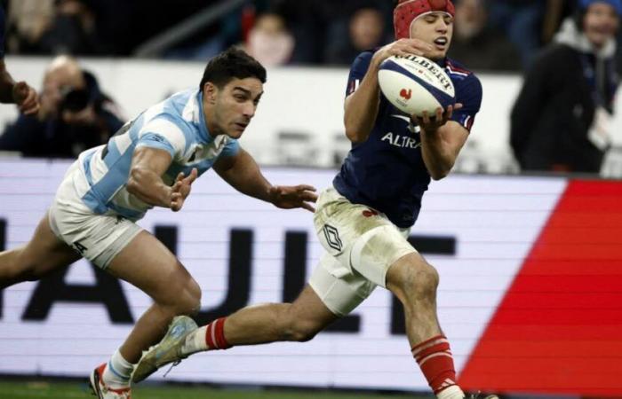 XV of France. Video: relive the 4 tries of Isérois Louis Bielle-Biarrey, big man of the autumn tour