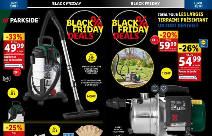 Lidl unveils its Parkside offer for Black Friday with unbeatable prices