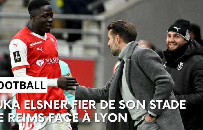 Videos: Luka Elsner's reaction after Stade de Reims – Lyon