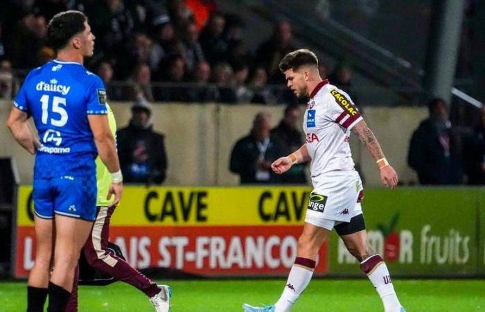 Top 14 – Matthieu Jalibert leaves injured in the leg at the start of the match against Vannes