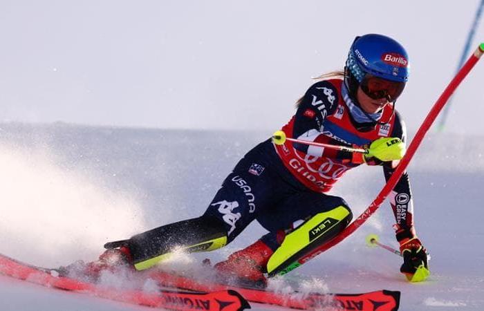 Lara Colturi second in slalom at 18 behind Shiffrin: she is Italian but competes for Albania