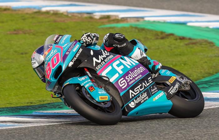 Moto2, Jerez Test – David Alonso looks back on his Moto2 debut