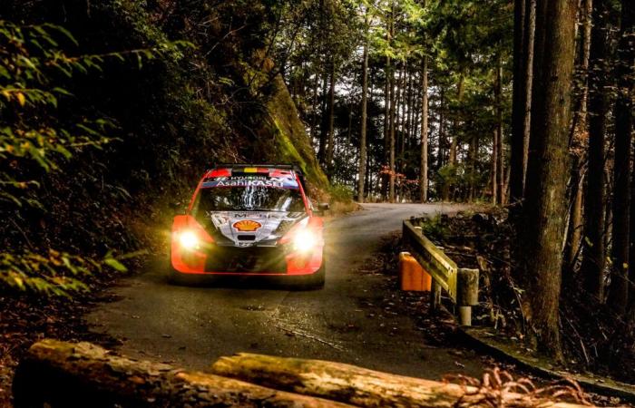 Classification SS15 Rally Japan 2024