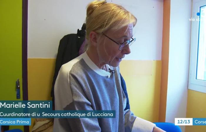 report at the Secours catholique de Lucciana in Haute-Corse