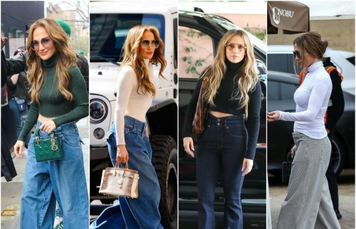 Jennifer Lopez Took Her Fall Uniform to New Heights in Controversial Barrel Jeans and Uggs