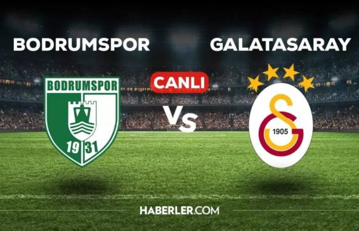 Watch Bodrumspor Galatasaray LIVE! (UNPASSWORD LINK) On which channel, where and how to watch the live broadcast of the Bodrumspor Galatasaray match?