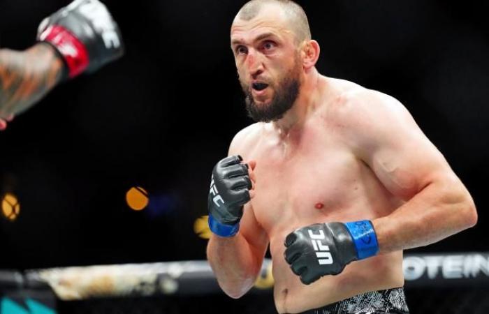 Muslim Salikhov becomes first to land two spinning wheel kick KOs in UFC history