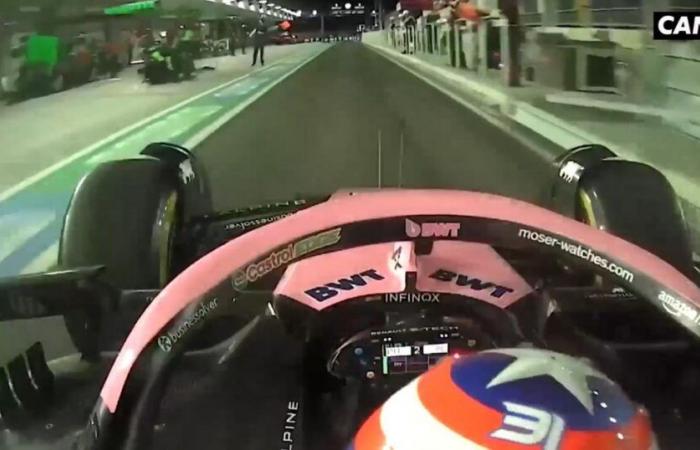 Ocon in the pits while the team is not ready, Gasly's engine failing… new disillusionment at Alpine