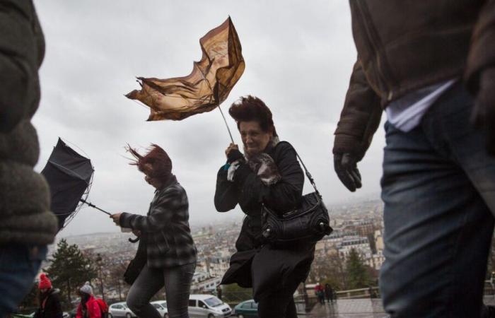 Strong winds: Météo France places six departments on orange alert this Monday