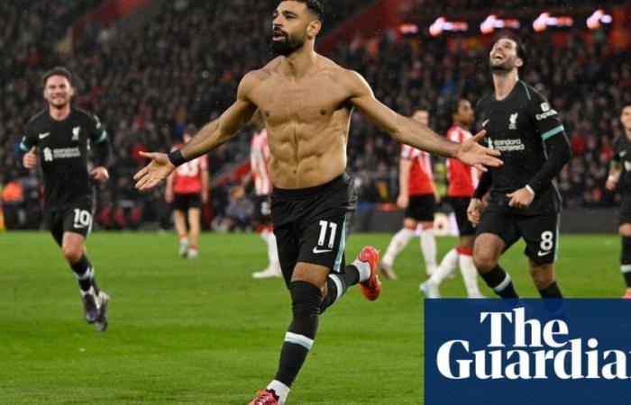 Salah double sees off Southampton and stretches Liverpool’s lead to eight points | Premier League