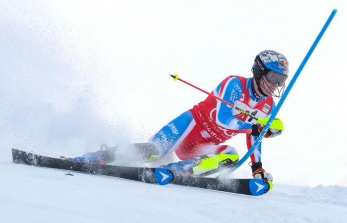 Alpine skiing: Clément Noël crushes the first round of the Gurgl slalom