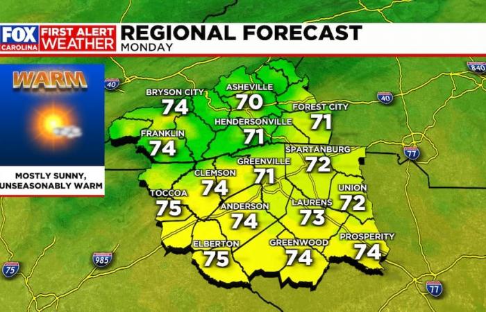 A mild start this week with a much chillier finish