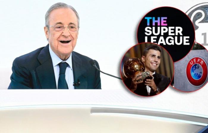 Real Madrid: Florentino, on the Super League: “We don't want to be Blockbuster…”