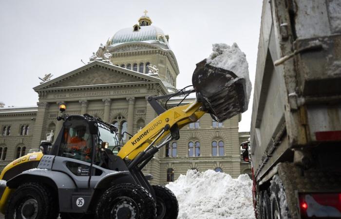 Switzerland experienced big temperature differences this weekend