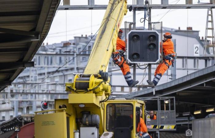 Geneva station without trains Rail traffic – A Cornavin station without trains for twenty hours