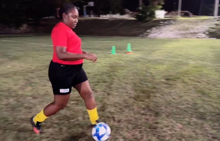 “Football in Guadeloupe now is male and female” Julie Petrus, player and president of the Increvables club