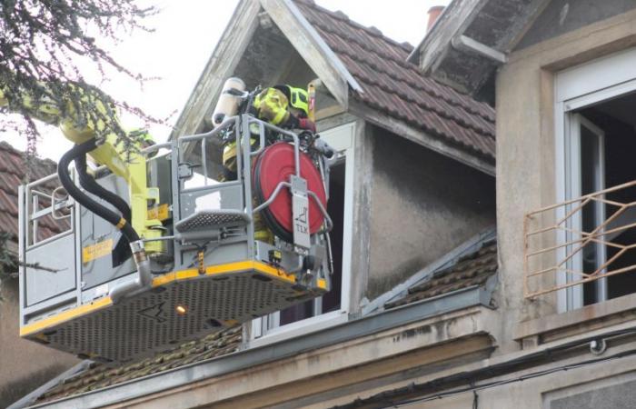 Montceau – Significant gas leak in an unoccupied but probably squatted building