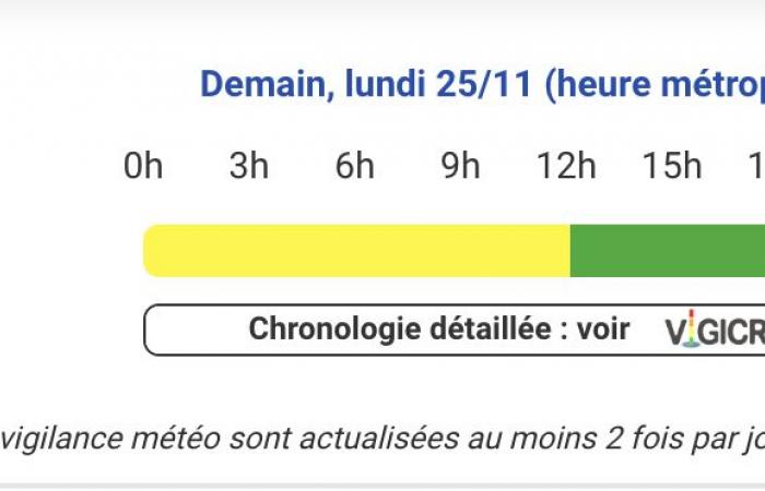 Weather alert for violent winds this Monday, November 25 in the Pyrénées-Atlantiques, Hautes-Pyrénées, Gers, Haute-Garonne, Ariège, Tarn-et-Garonne