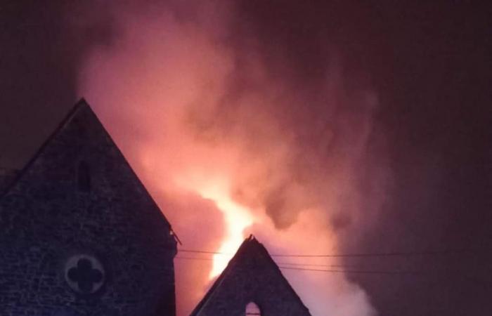 Fire at the Witry church: part of the building is completely damaged (photos)