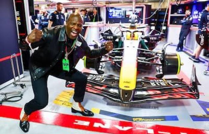 From Sylvester Stallone to John Legend, here are the stars who paraded in the paddocks of the Las Vegas Grand Prix