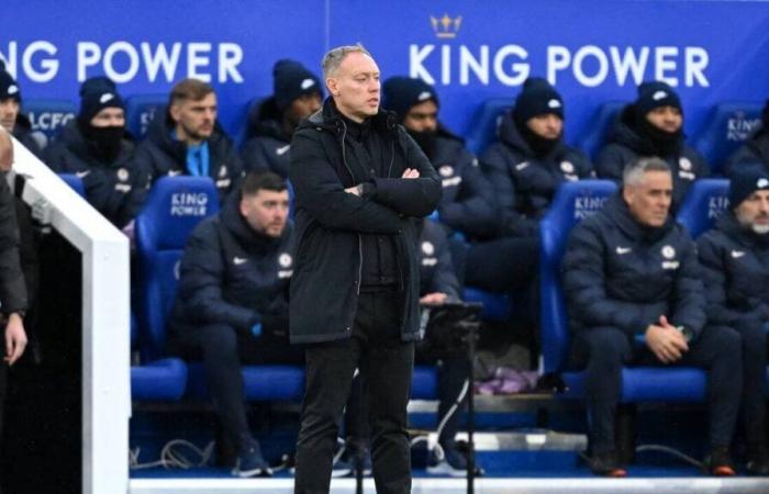 Premier League. 16th, promoted Leicester City part ways with coach Steve Cooper