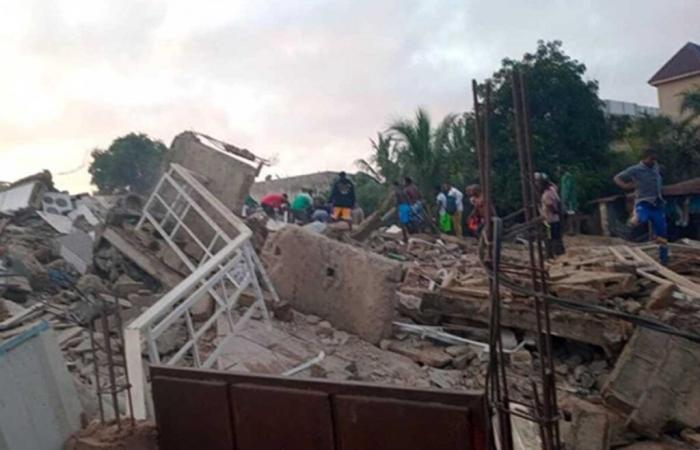 Gadjagan: A building collapses, leaving 1 dead and 7 injured