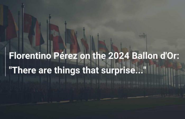 Florentino Pérez on the 2024 Ballon d’Or: “There are things that surprise…”