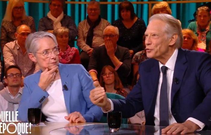 “Stop there”: Dominique de Villepin and Elisabeth Borne raise their voices on the set of “Quelle Époque”