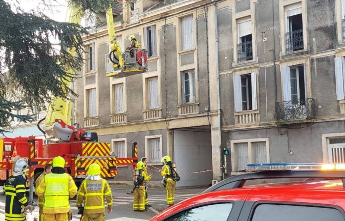 Montceau – Significant gas leak in an unoccupied but probably squatted building