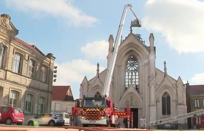 The church of Saint Omer will recover from the terrible fire