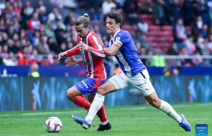 Atlético de Madrid vs. Deportivo Alaves-Xinhua